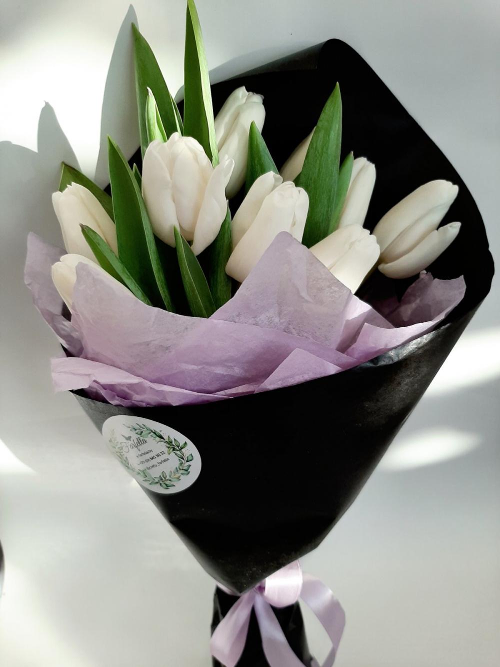 Букет из 9 тюльпанов